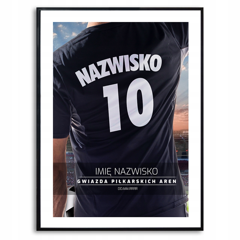 

Plakat 29,7x42cm dla Piłkarza Personaliz