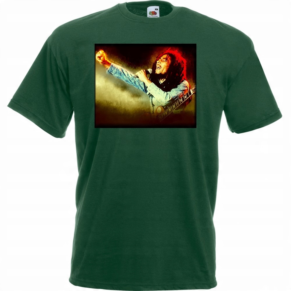 

Koszulka z nadrukiem reggae Bob Marley rasta XL
