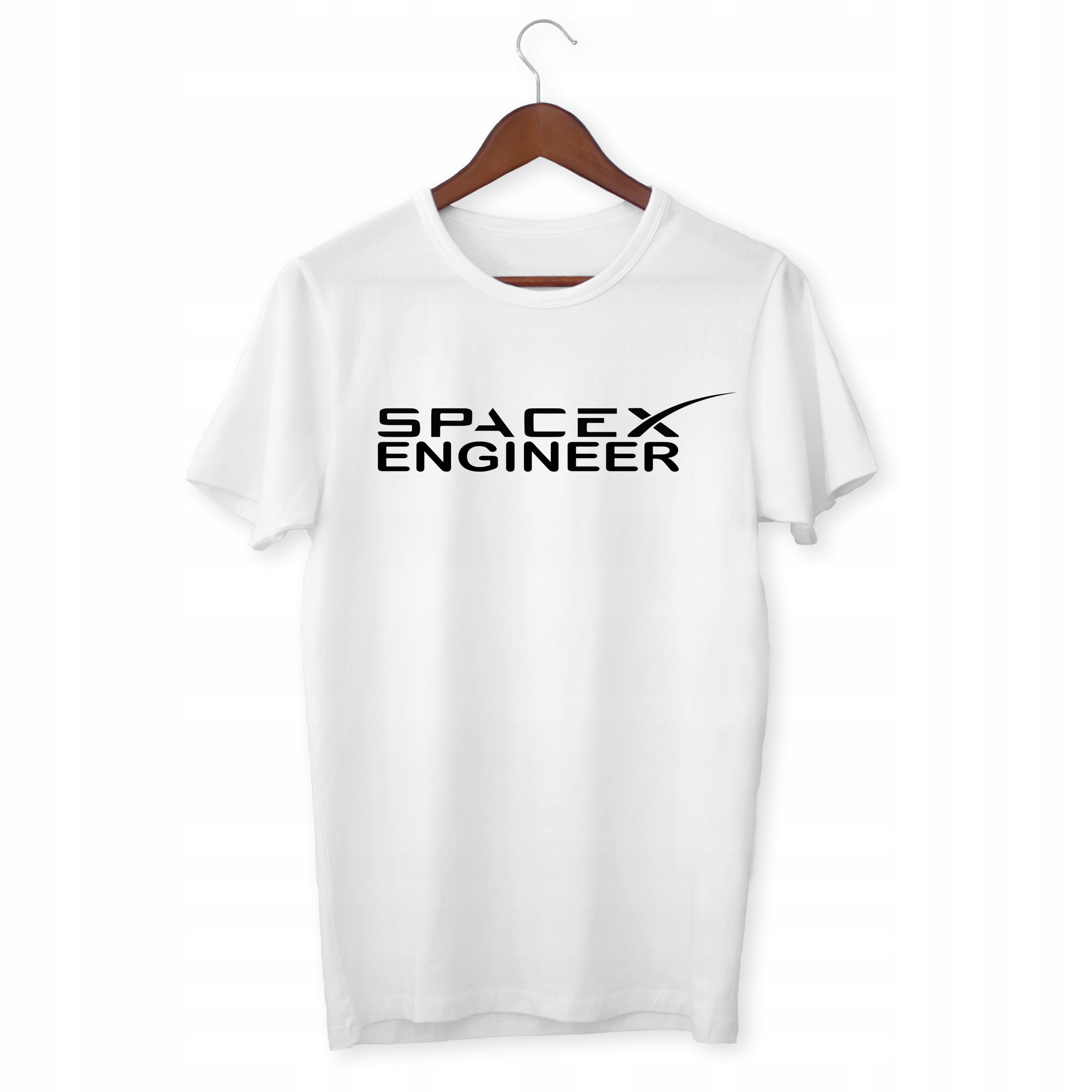 

Męska Koszulka Spacex Engineer Inżynier Elon Musk