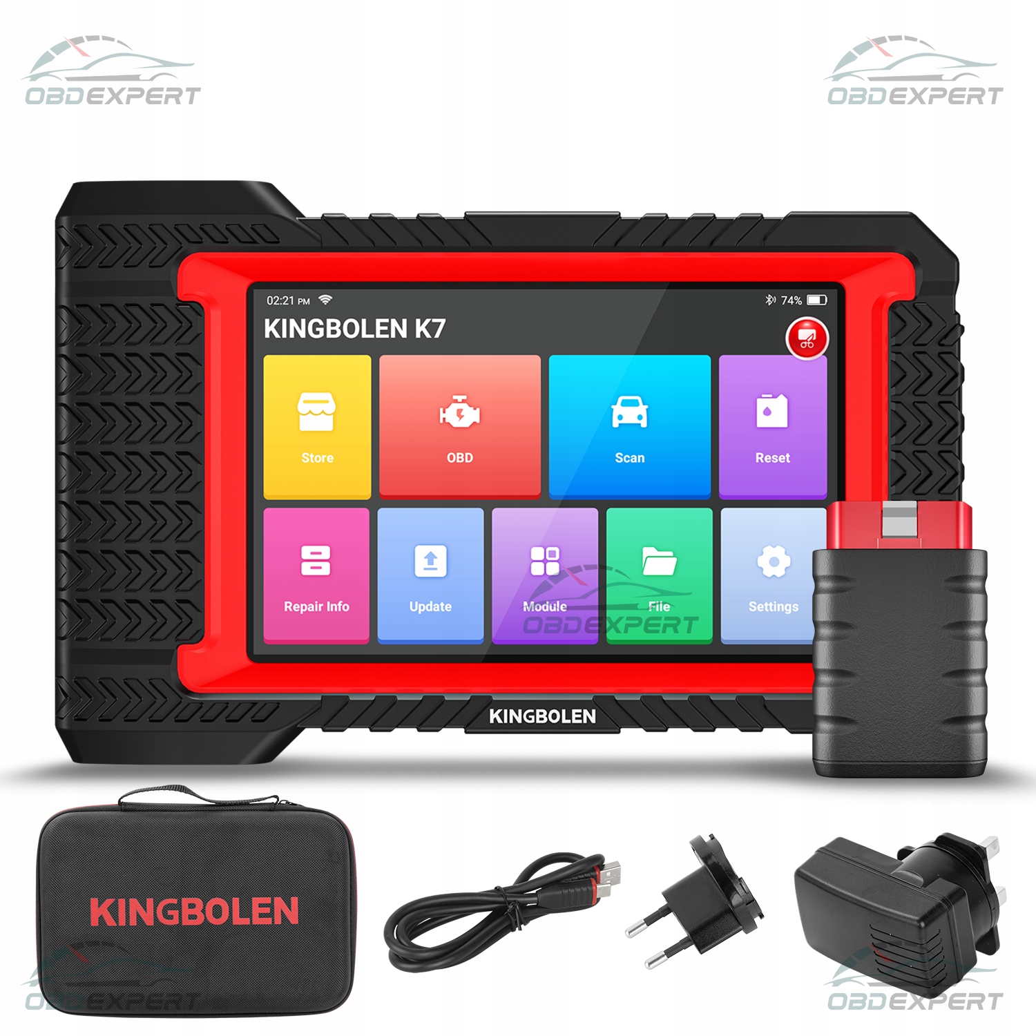 Kingbolen K7 OBD2 Kompletné Diagnostické Rozhranie 28 Servisových Aktualizácií Pl
