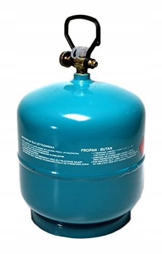Turistická Propan-butanová Plynová Láhev Nová 3 Kg