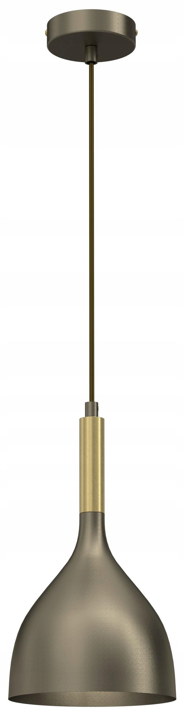 Závěsná lampa Noak Zlatá Šedá Kovová elegantní loftová dekorace