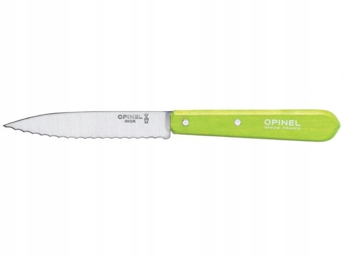 

Nóż kuchenny ząbkowany Opinel Pop Green No.113