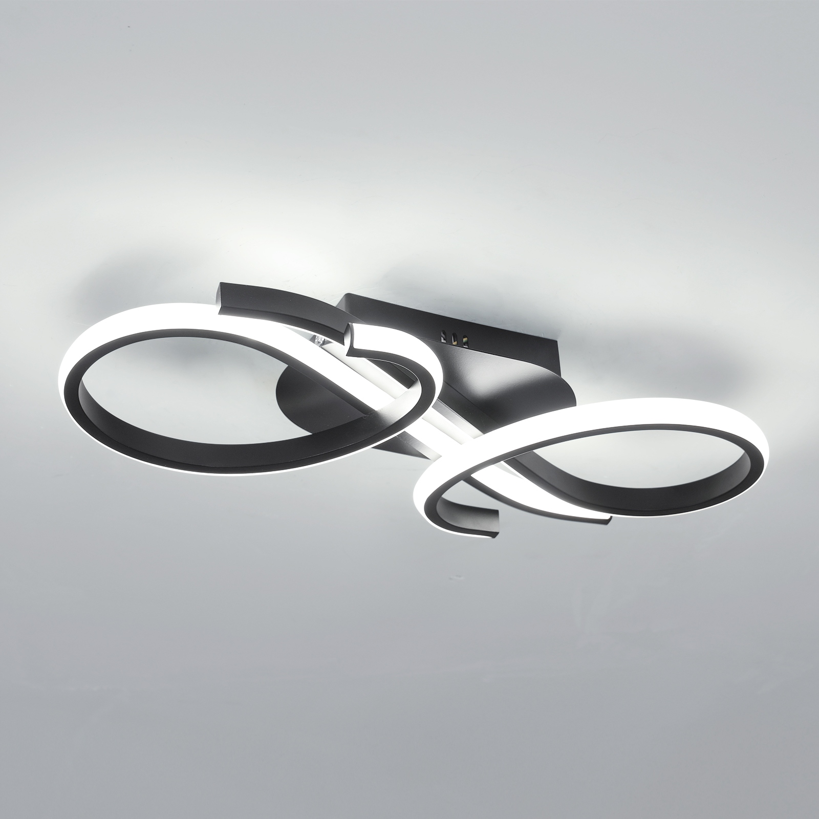 Led Stropní Svítidlo Černé Moderní Nástěnné do Obýváku 36W 4050LM 6500K