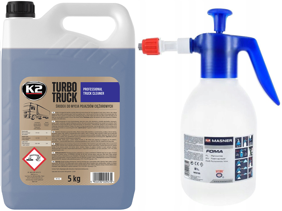 K2 TURBO TRUCK AKTYWNA PIANA 5L PIANOWNICA 2L