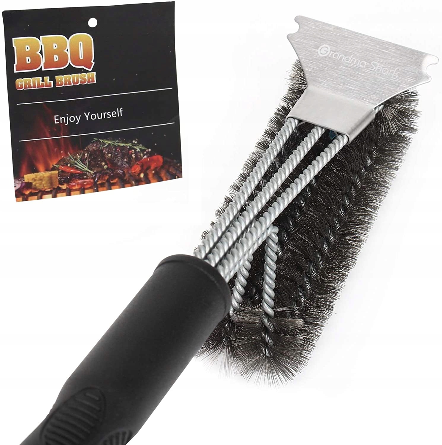 

Szczotka Do Czyszczenia Grilla Premium Potrójna