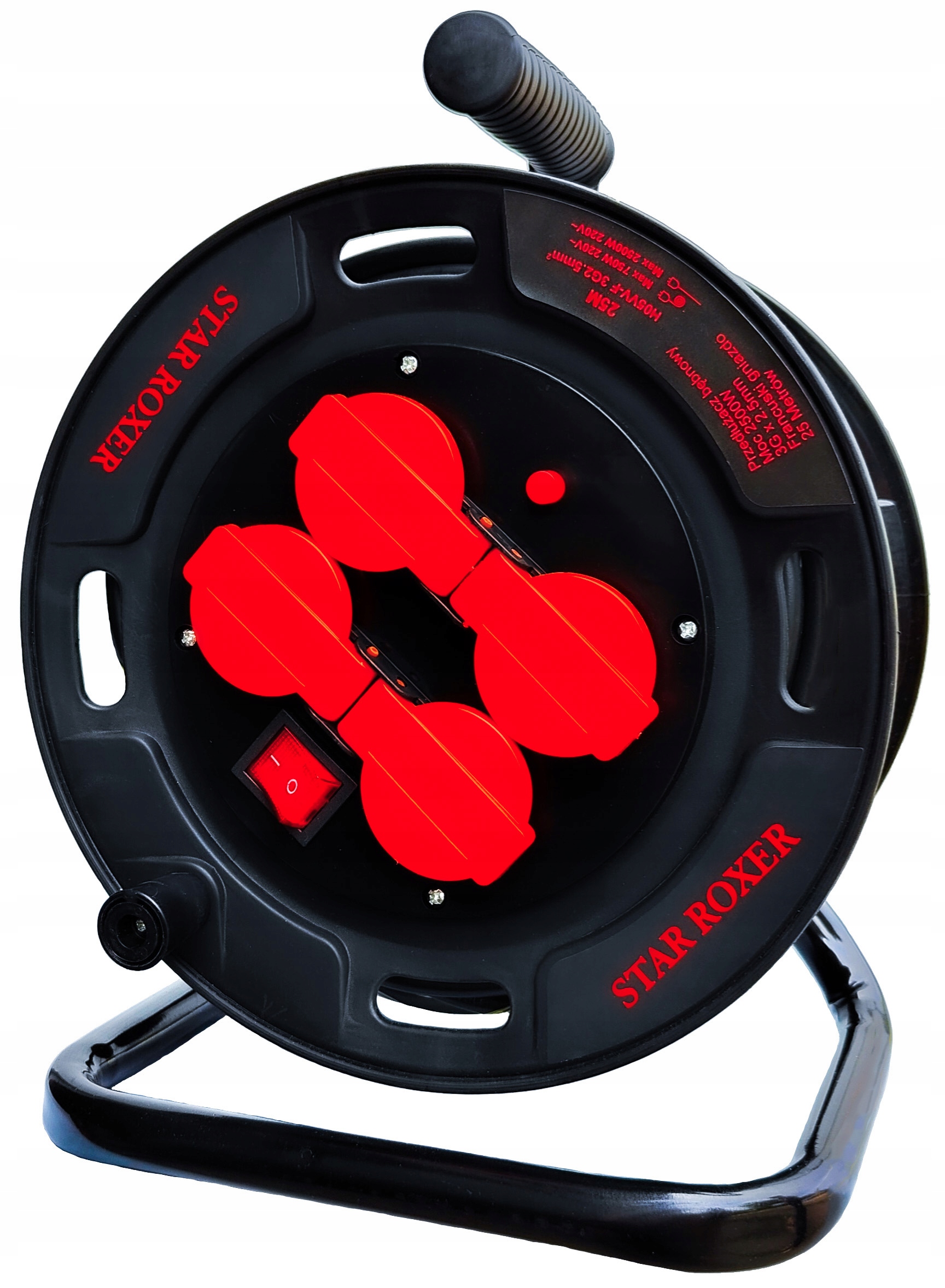 PRZEDŁUŻACZ BĘBNOWY 25m 3x2,5 NA BĘBNIE BUDOWLANY Marka inna