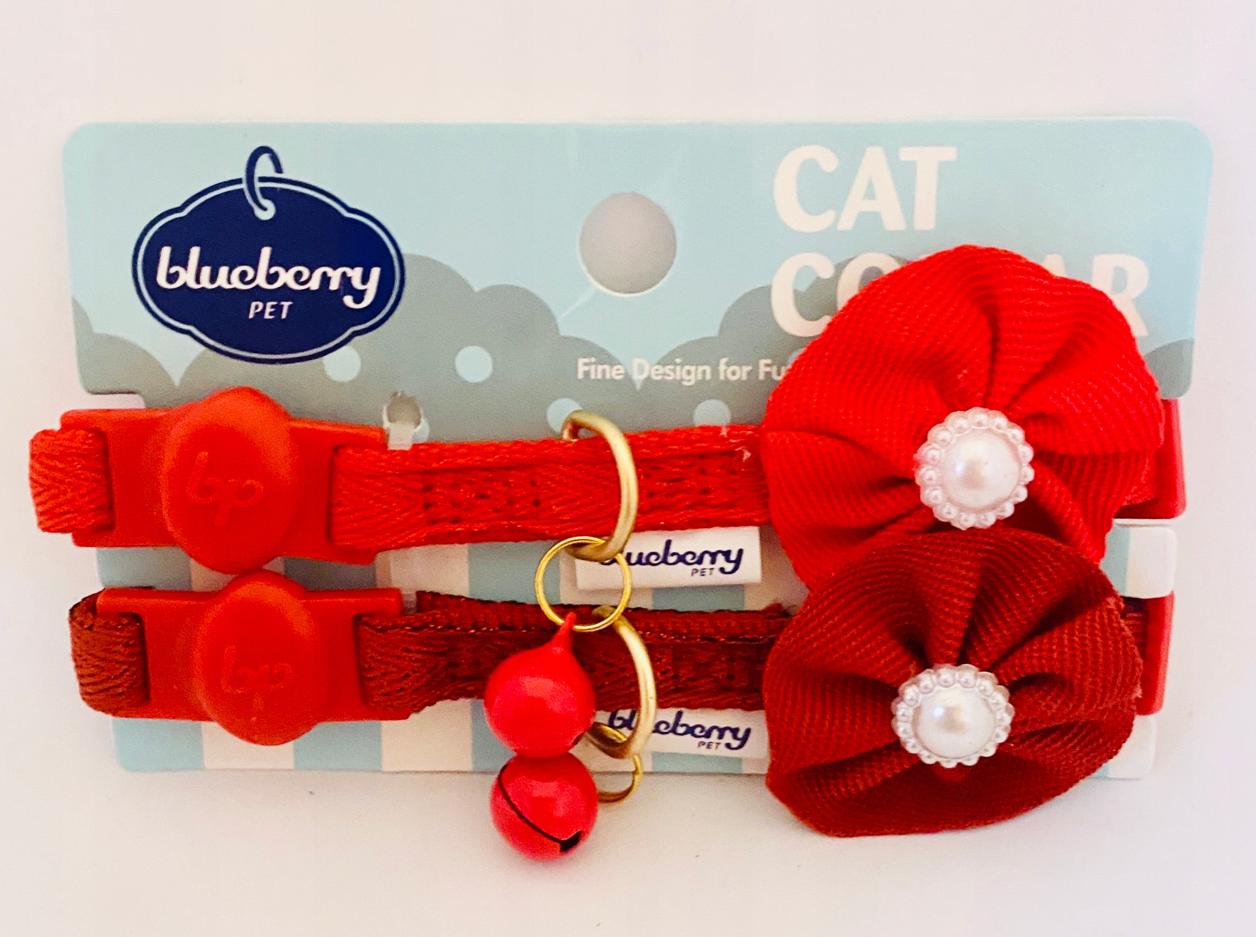

Zestaw 2 obroży dla kota Blueberry