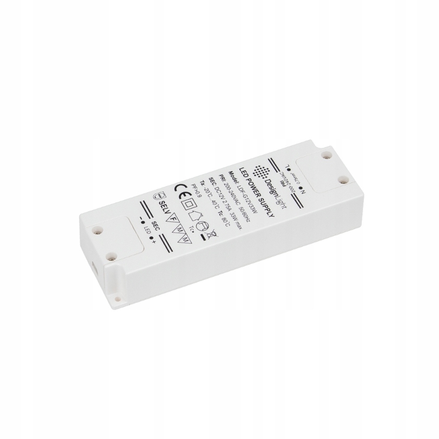

Zasilacz Led transformator 33W 12V DC Design Light