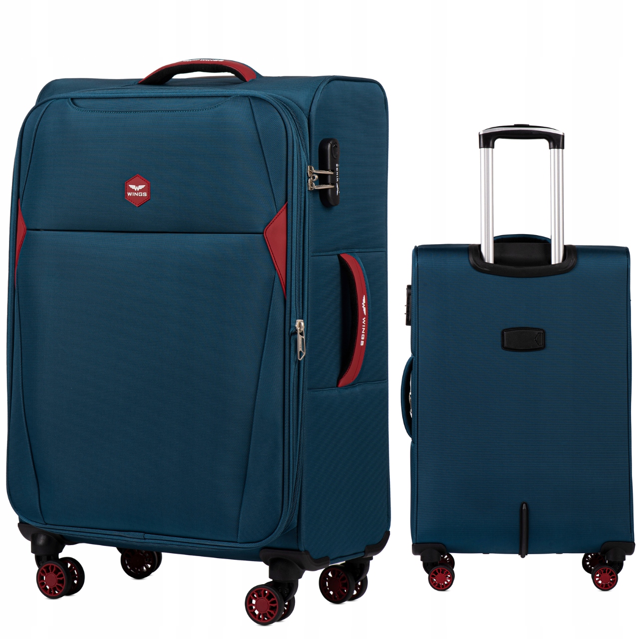 Średnia Miękka Walizka M Z Nylonu Poszerzana 75L Wings DPR01U