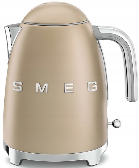 Czajnik elektryczny Smeg KLF03CHMEU 2400W 1,7 Litra Złoty