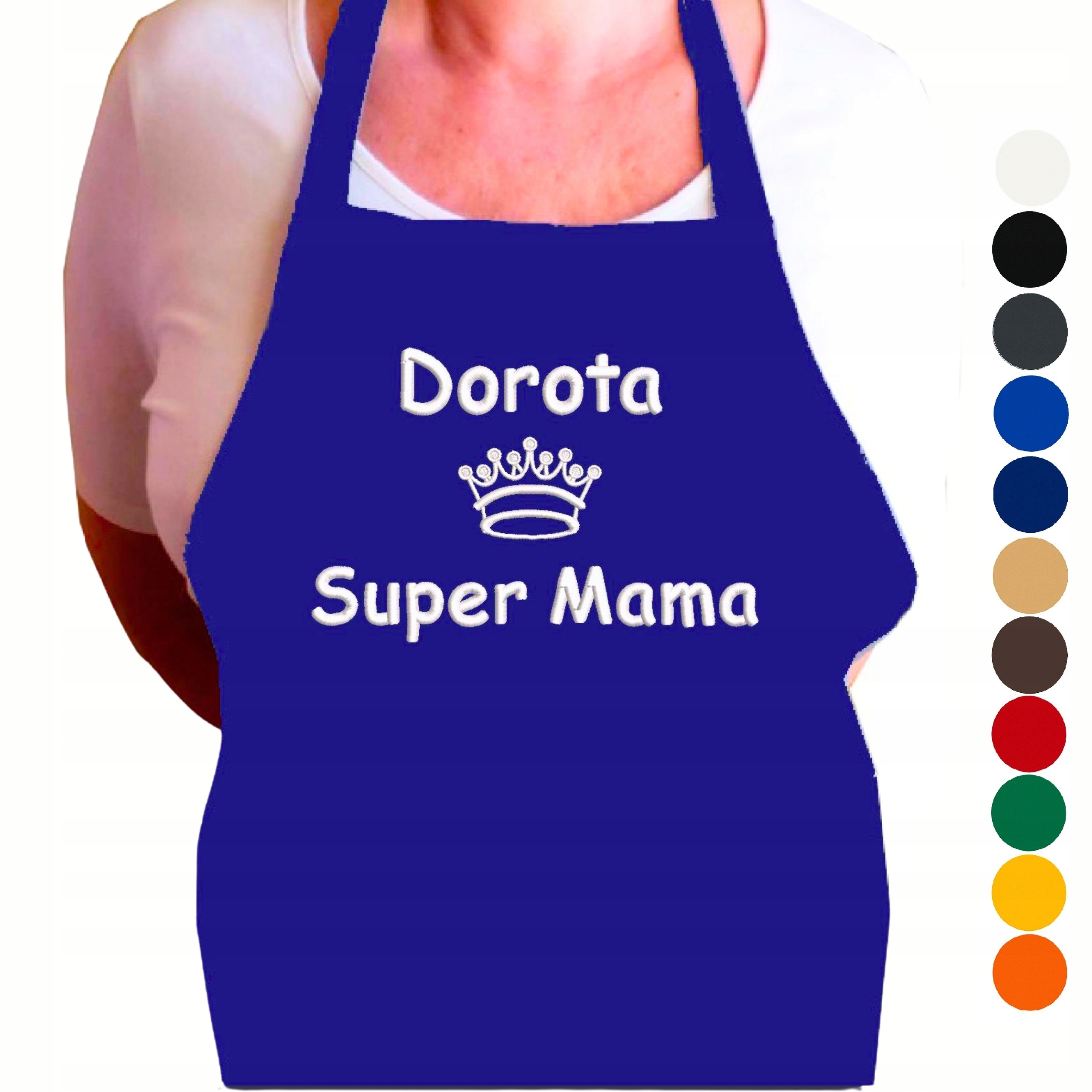 Mama Zástěra Na Svátek Matek Dárek S Vlastní Výšivkou (ne Potiskem)