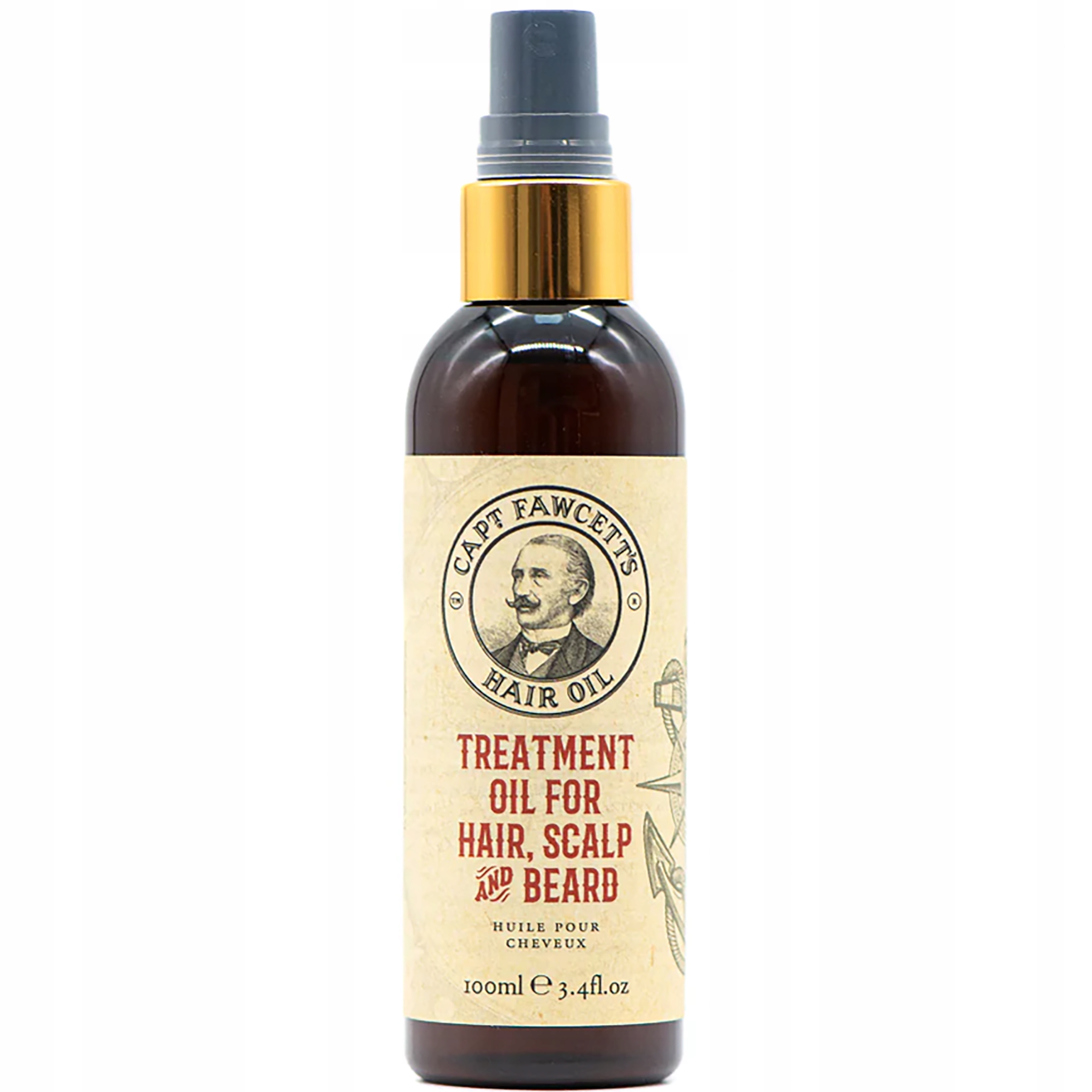 Captain Fawcett olej na vlasy a vousy 100 ml
