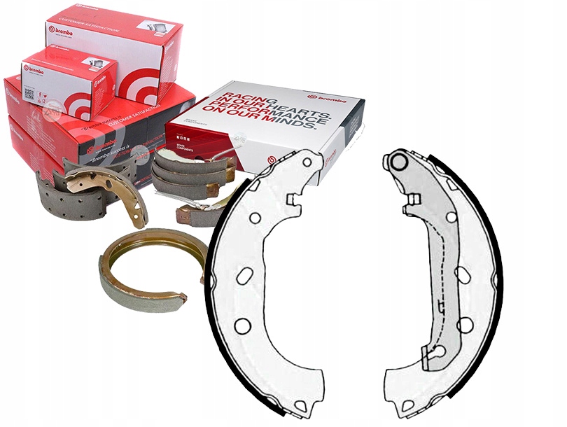 Sada Brzdových Čelistí Brembo 2T142200AA 136548