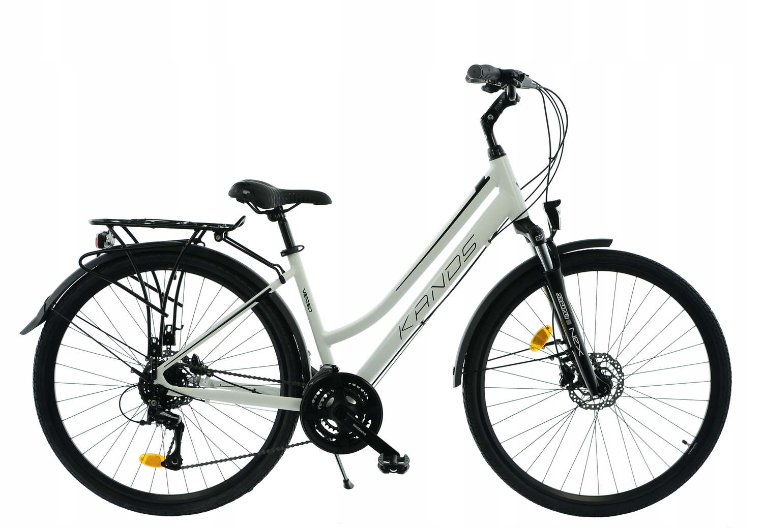 Rower trekkingowy 28 Kands Verso V1 biały połysk R19 wzrost 168-180 cm 2025