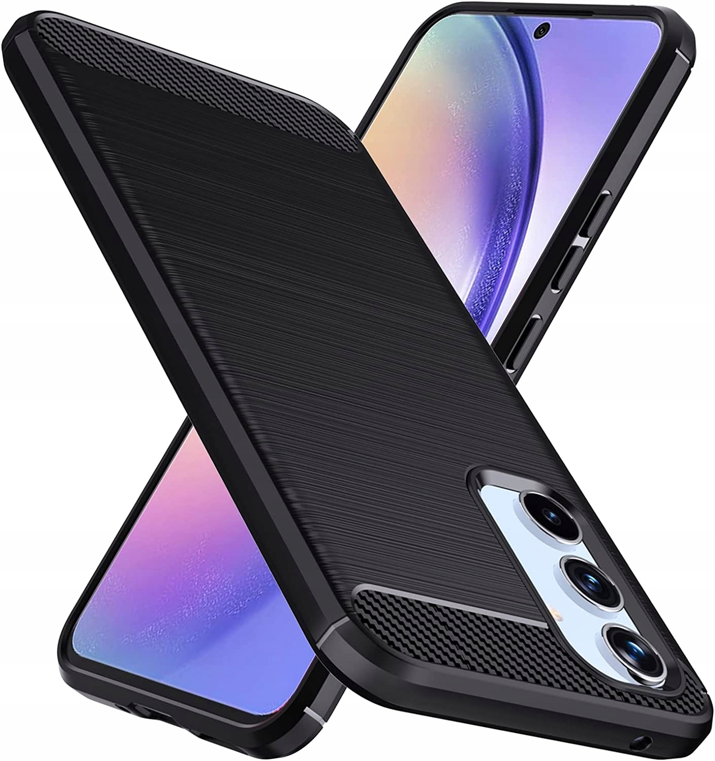 

Etui do Samsung Galaxy A54 Szkło Pancerne Karbon