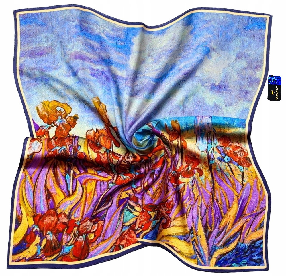 Hedvábný Šátek 100% Hedvábí Šátek Přírodní Hedvábí Morušový