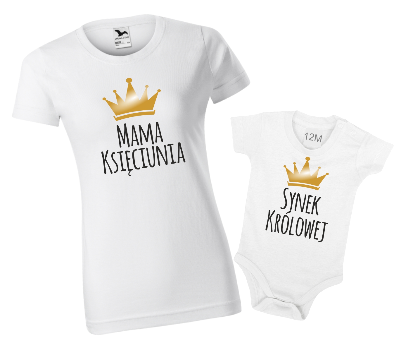 

Zestaw koszulka body Mama Synek Dzień Mamy XXL 12M