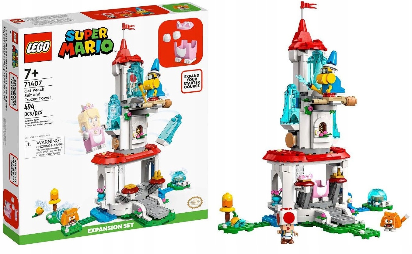 LEGO Super Mario Cat Peach i Lodowa wieża 71407