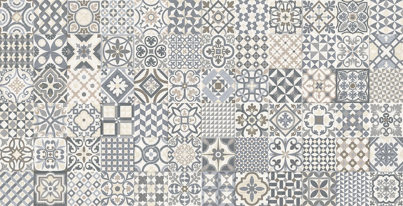 PŁYTKI ŚCIENNE PODŁOGOWE PATCHWORK SZARE 33x33 Typ gres