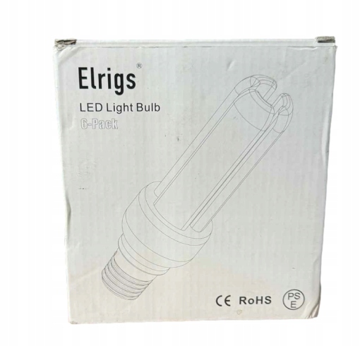 Elrigs Led žárovka E27, 7 W, studená bílá