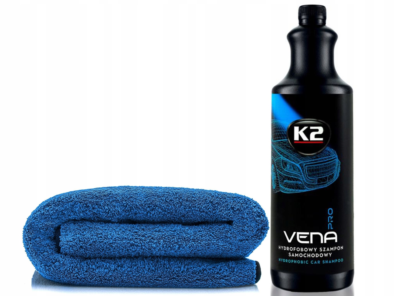 

K2 Vena Hydrofobowy Szampon 1L Ręcznik 60x90cm