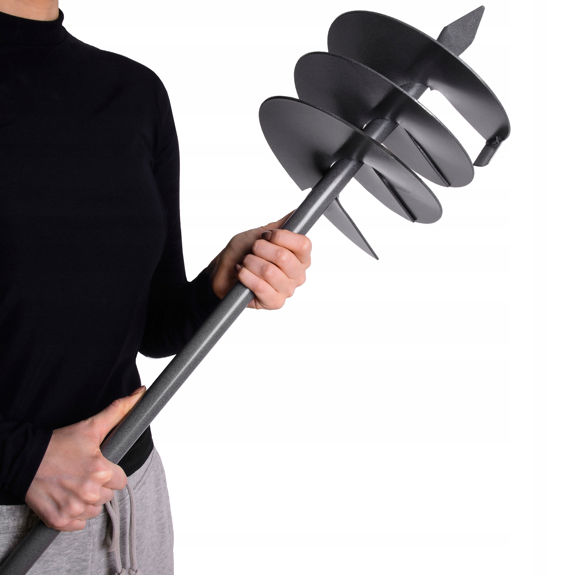 ŚWIDER RĘCZNY DO ZIEMI GLEBY WIERTNICA GLEBOWA 20cm 200mm DOŁOWNIK MOCNY Zasilanie ręczne