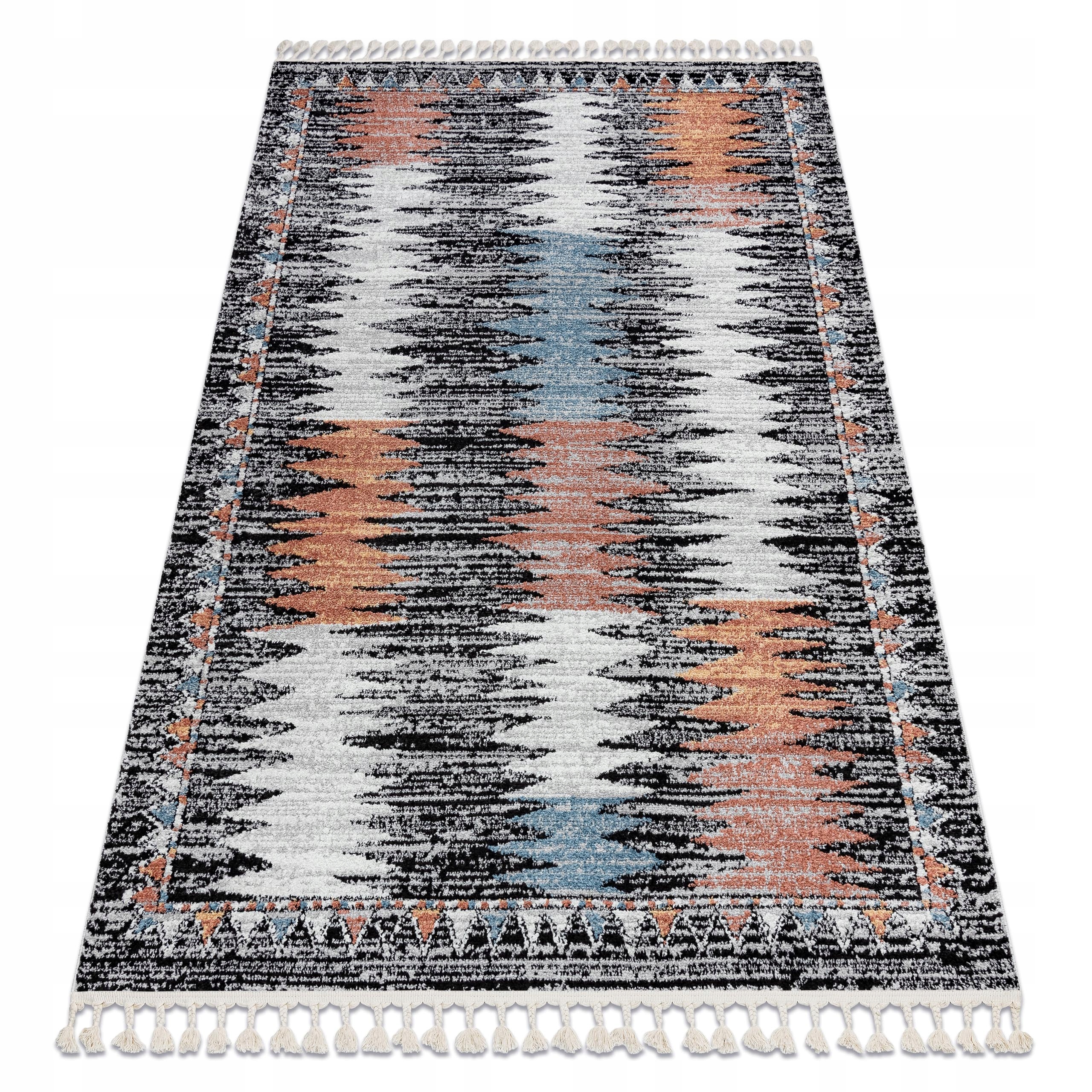 Dywan Nowoczesny Belle 200x290 cm czarny/róż #E065