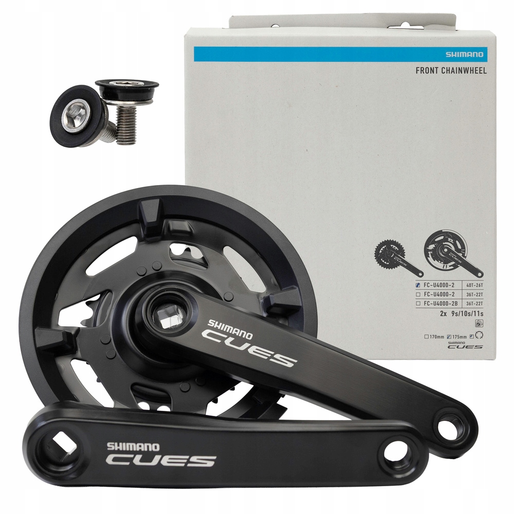 Klikový mechanismus kliky Shimano Cues FC-U4000-2 2x 9 10 11 rz 175 mm 40/26T