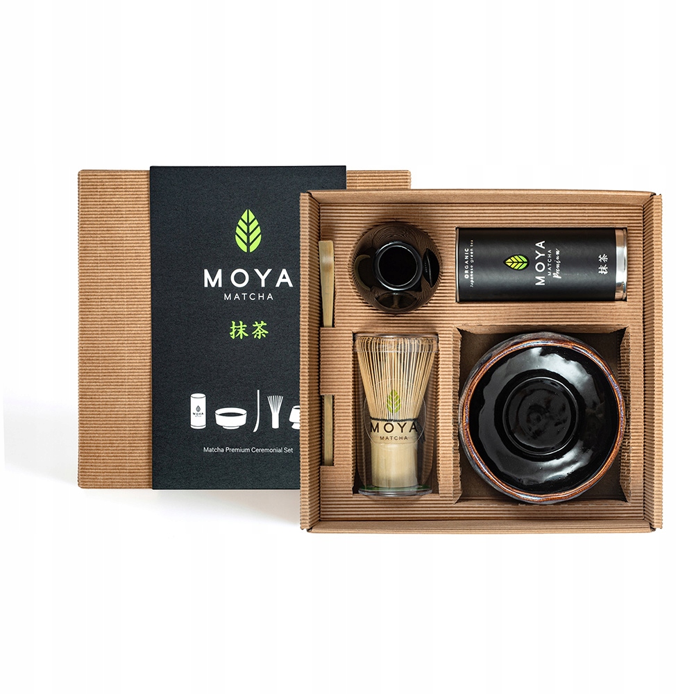 Ceremoniální sada na matcha Moya Matcha Luksusowa a šálek Sumomo