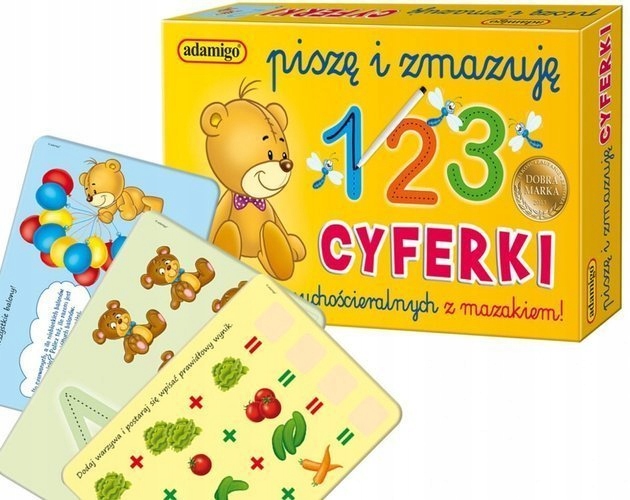 

Piszę I Zmazuję Cyferki Zestaw tablic, Adamigo