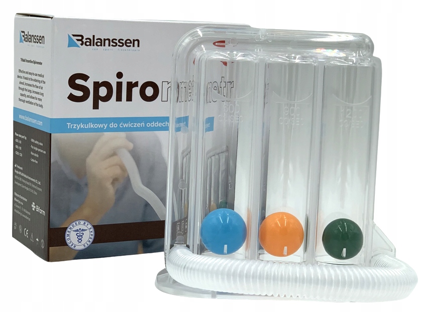 

Pulmogain spirometr do ćwiczeń oddechowych