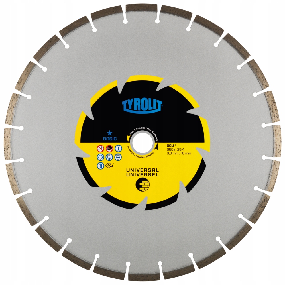 Tyrolit Univerzální Kotouč Basic DCUB1 350 x 3,2 mm x 25,4 mm 34501462