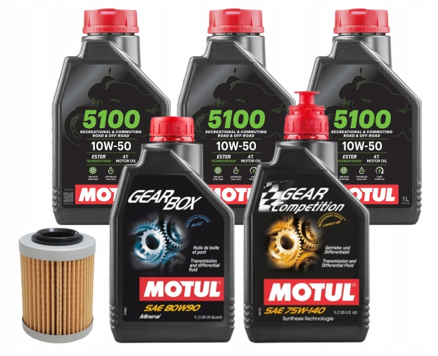 Zestaw Komplet Olejów+filtr Oleju Oem Qj Motor Sfa 1000 600