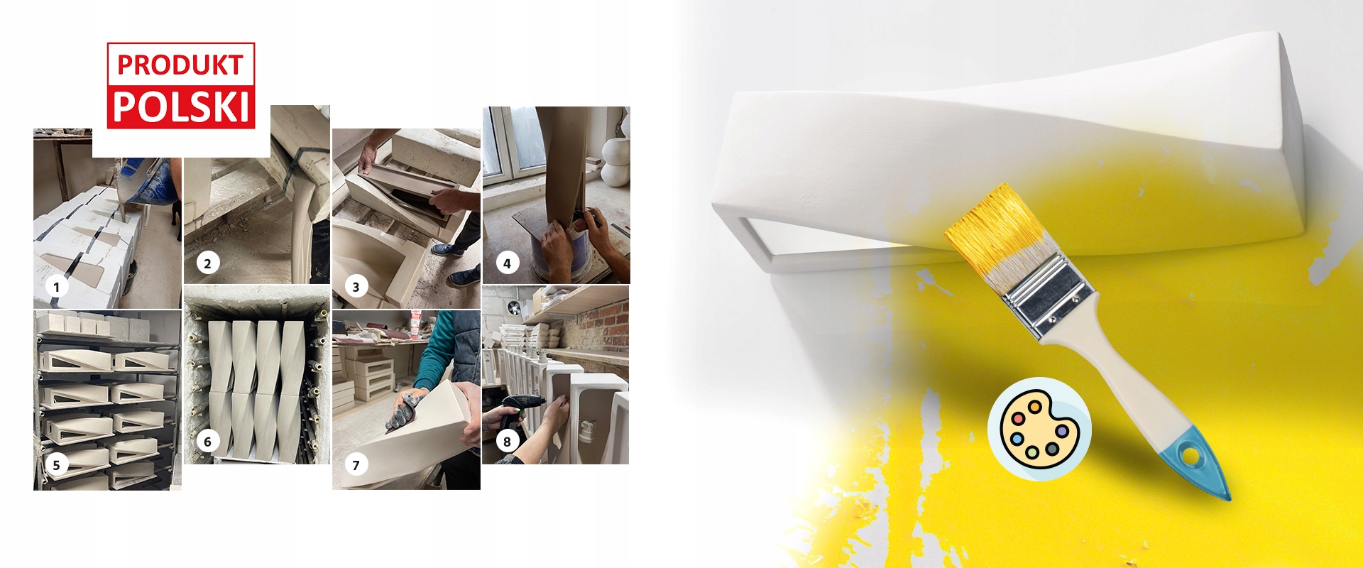 Kinkiet ceramiczny SIGMA MINI biały LAMPA ŚCIENNA DO KORYTARZA SOLLUX Waga produktu z opakowaniem jednostkowym 1.9 kg