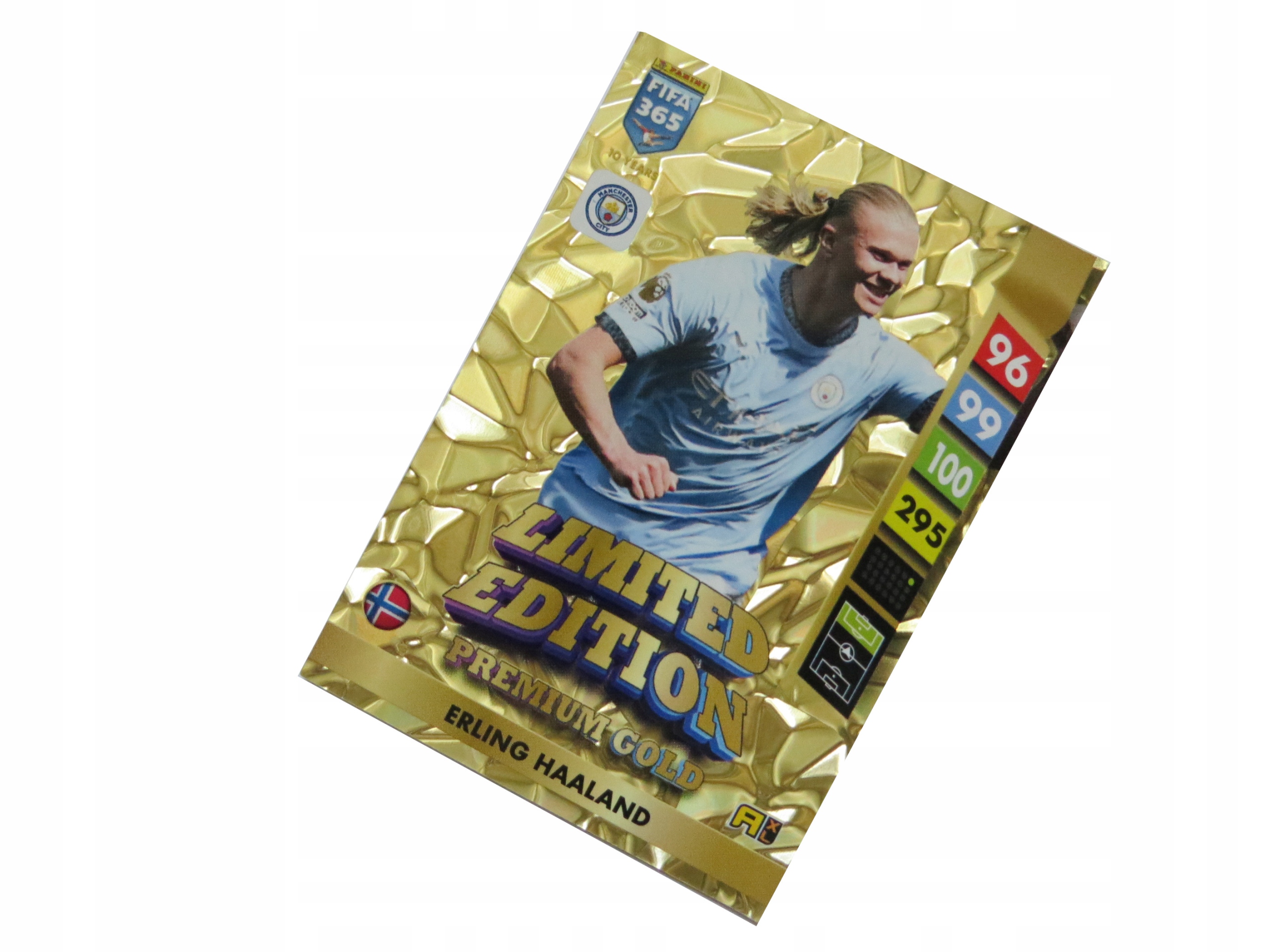 Panini Fifa 365 2025 Limited Premium Gold Erling Haaland Manchester City