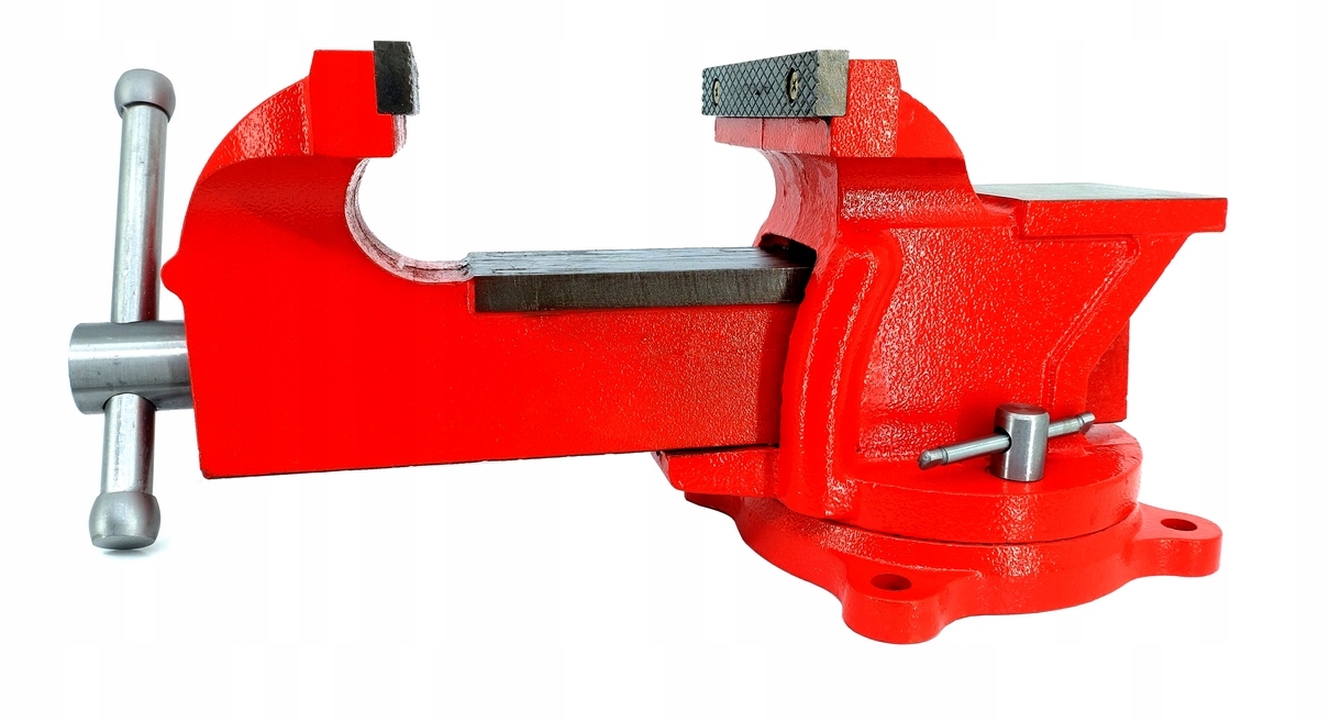 Cramp imadło ślusarskie obrotowe żeliwne 200mm 25kg duże 50x22x25cm