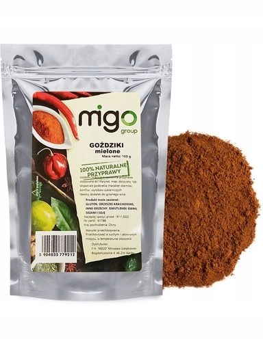8 x MIGOgroup, Hřebíček mletý (100 g) – MIGOgroup