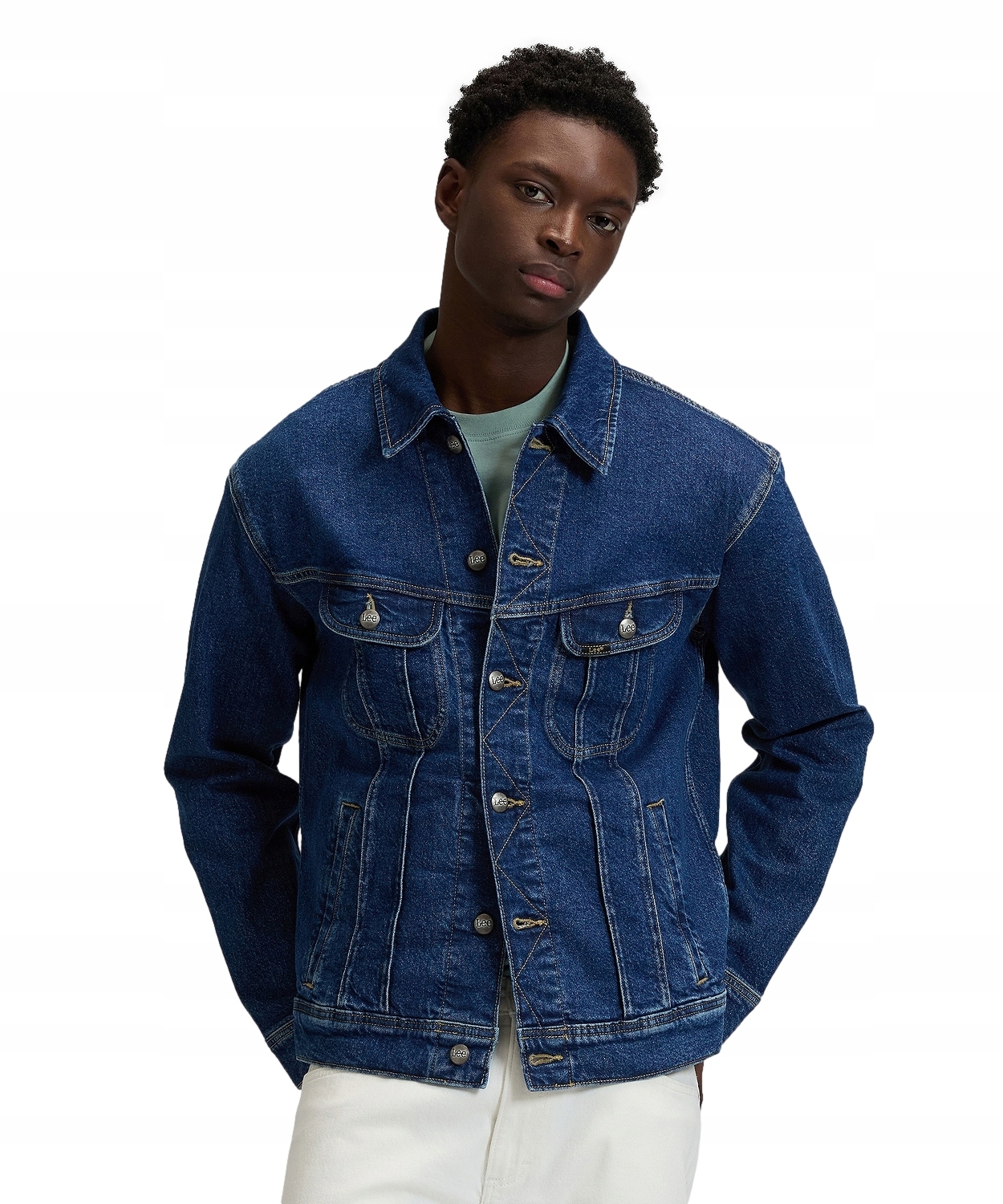 Katana Lee Relaxed Rider Jacket 112376444 Indigo Warp XXL Džínová bunda