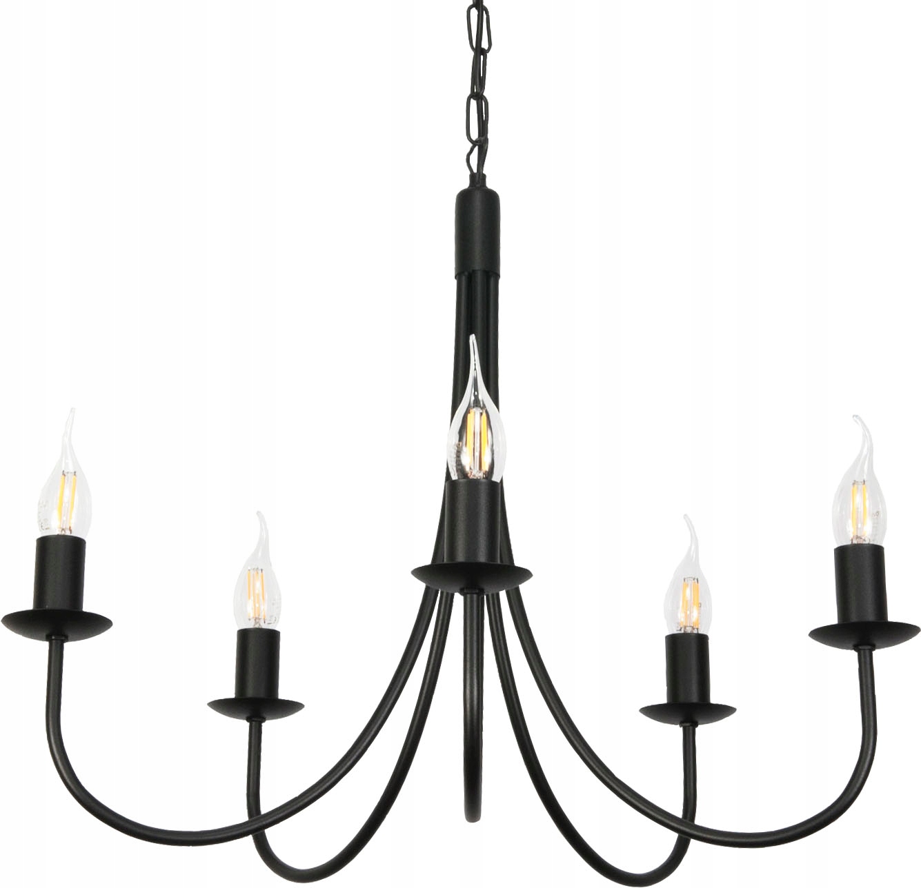 

Lampa Sufitowa Wisząca Świecznik Żyrandol Led E14
