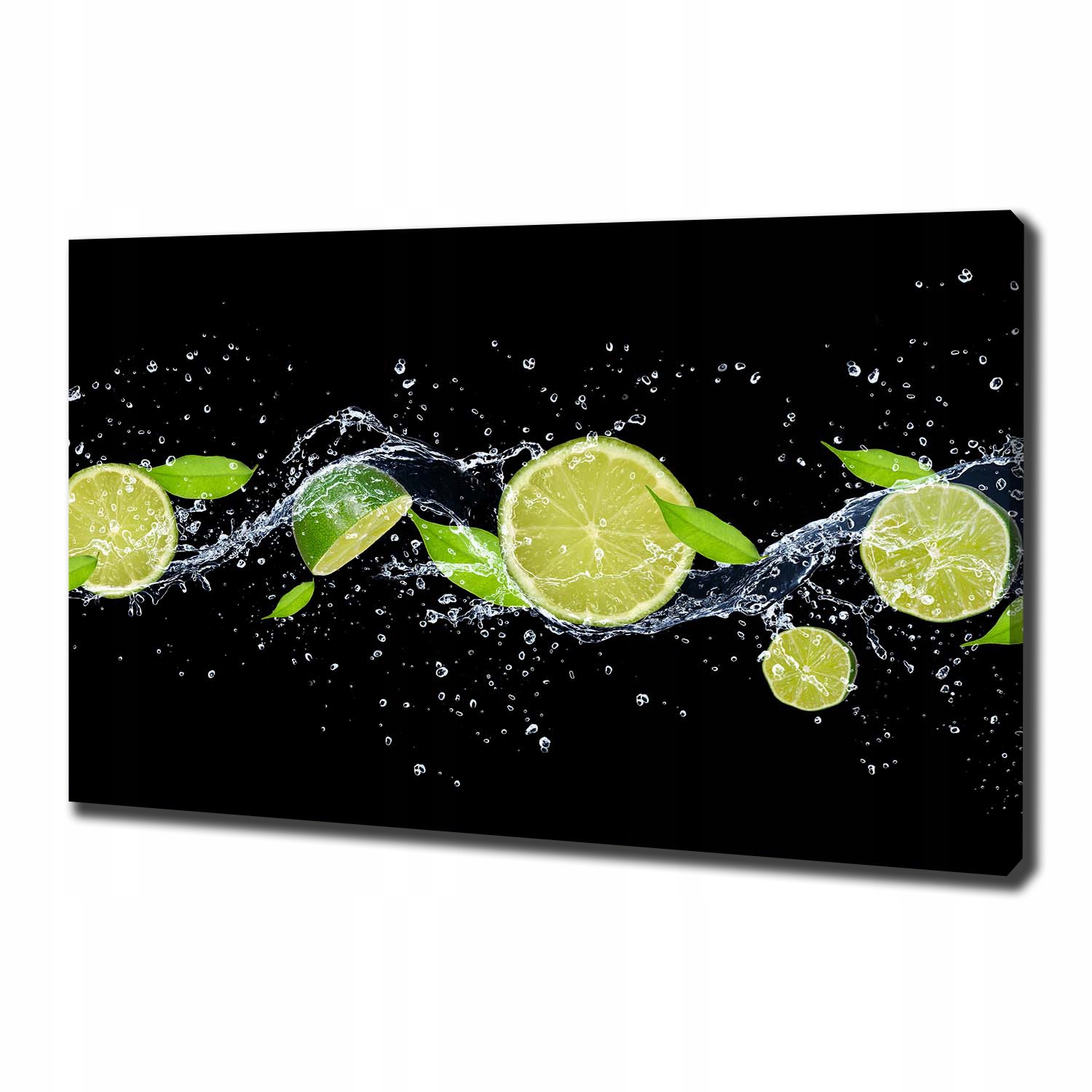 

Foto obraz na płótnie Limonki i woda 100x70 cm
