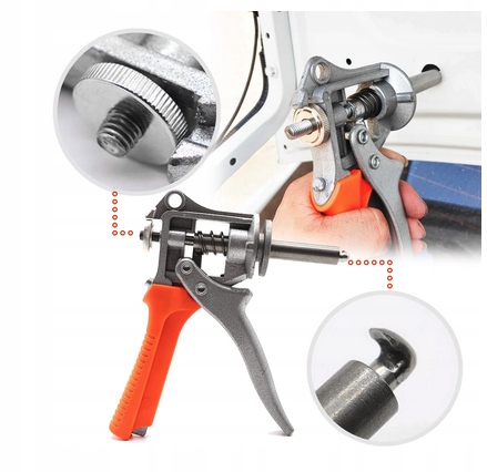 Szczypce blacharskie PDR pistolet do prostpwania otworów technologicznych Kod producenta innahtr43