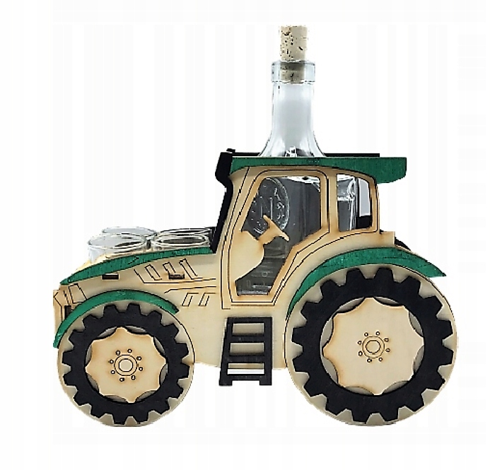 

Zestaw Karafka Kieliszki Traktor