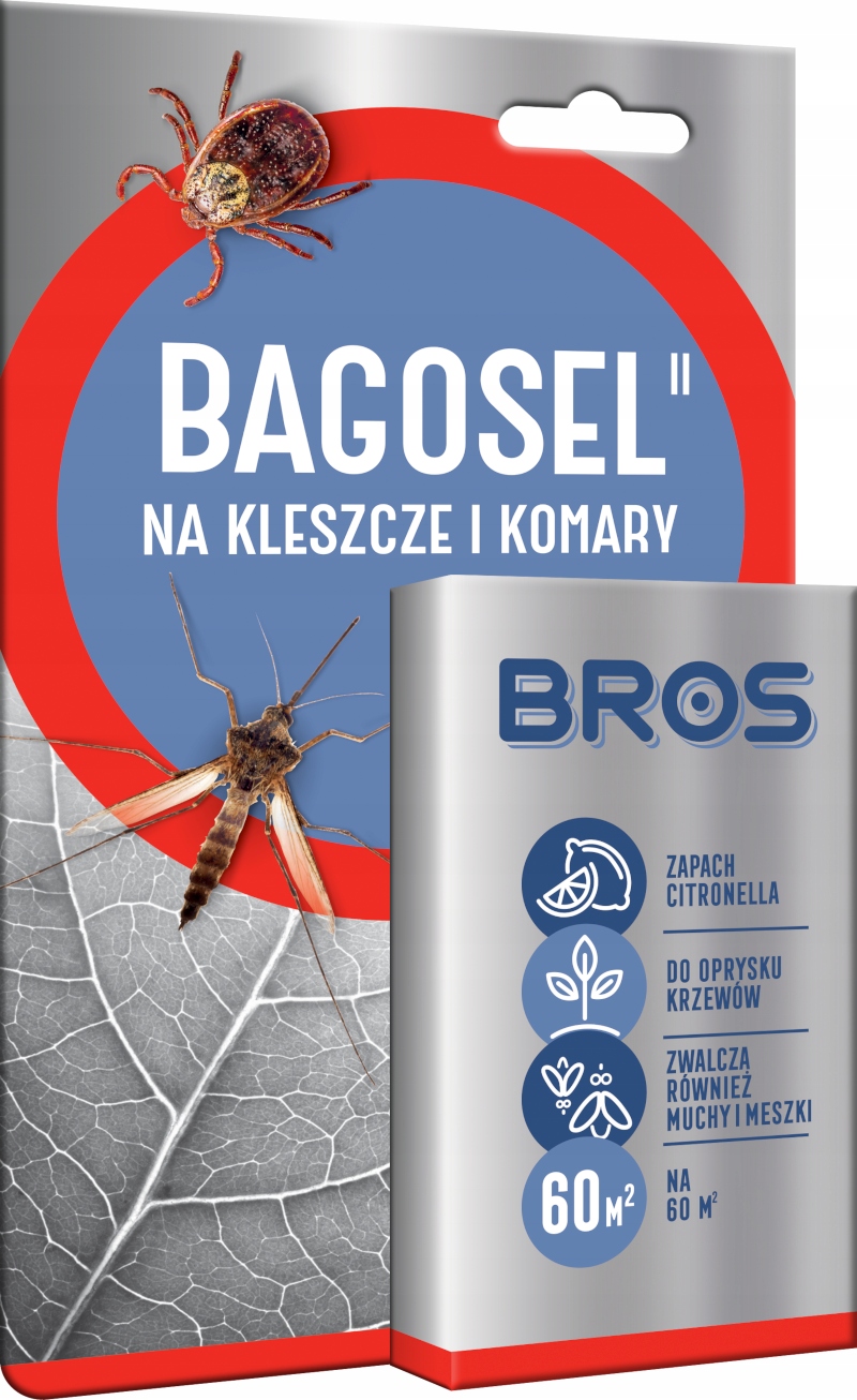 

Preparat oprysk na komary i kleszcze Bagosel 250ml