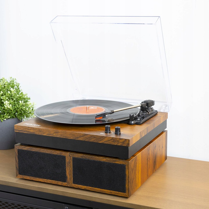 Gramofon bluetooth z głośnikami RCA+ winyl Prędkość obrotowa (obr./min) 33 1/3 45 78