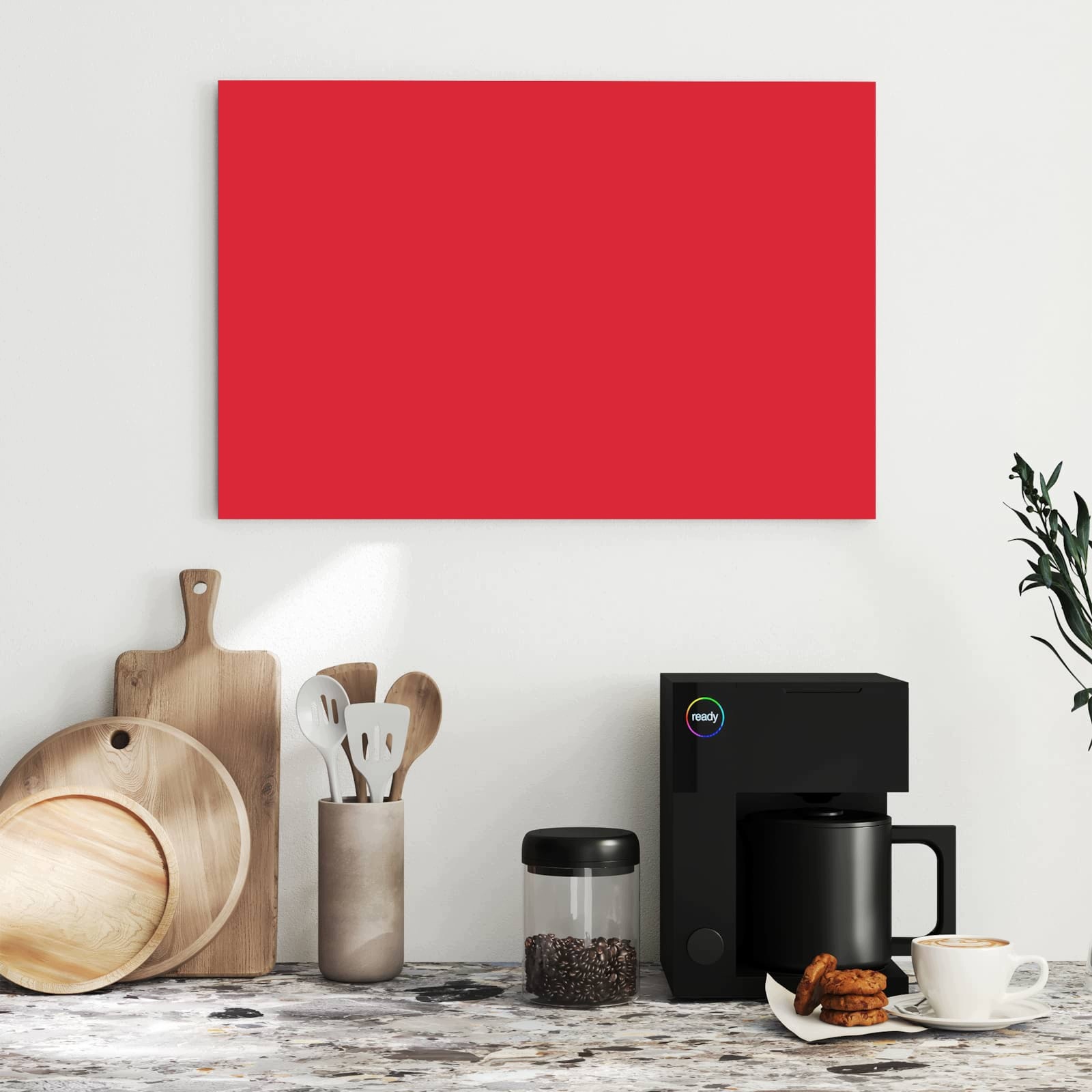 Magnetická tabule Ružowo-Červené Pozadí 60 × 40 cm