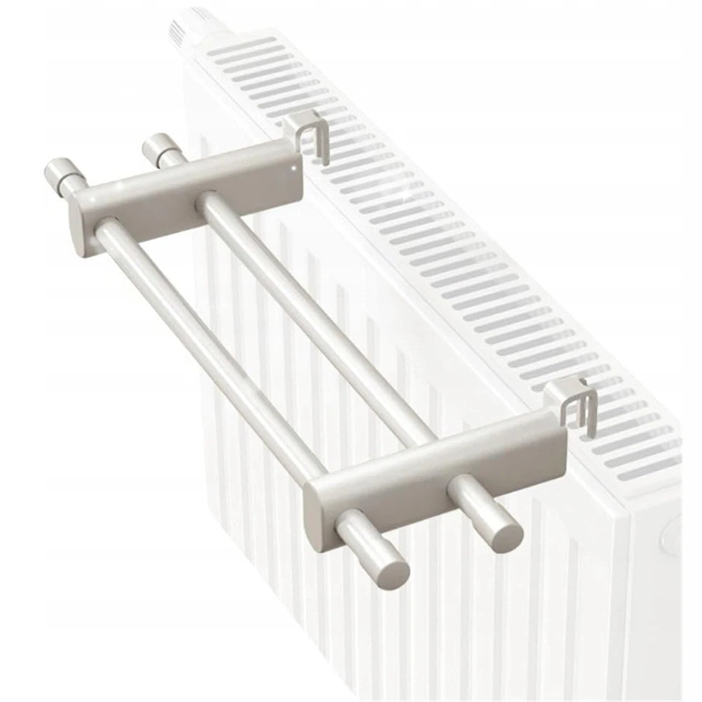 Sušák Na Radiátor 50 CM Bílá Ocel A Abs, Nosnost 15 Kg, Snadná