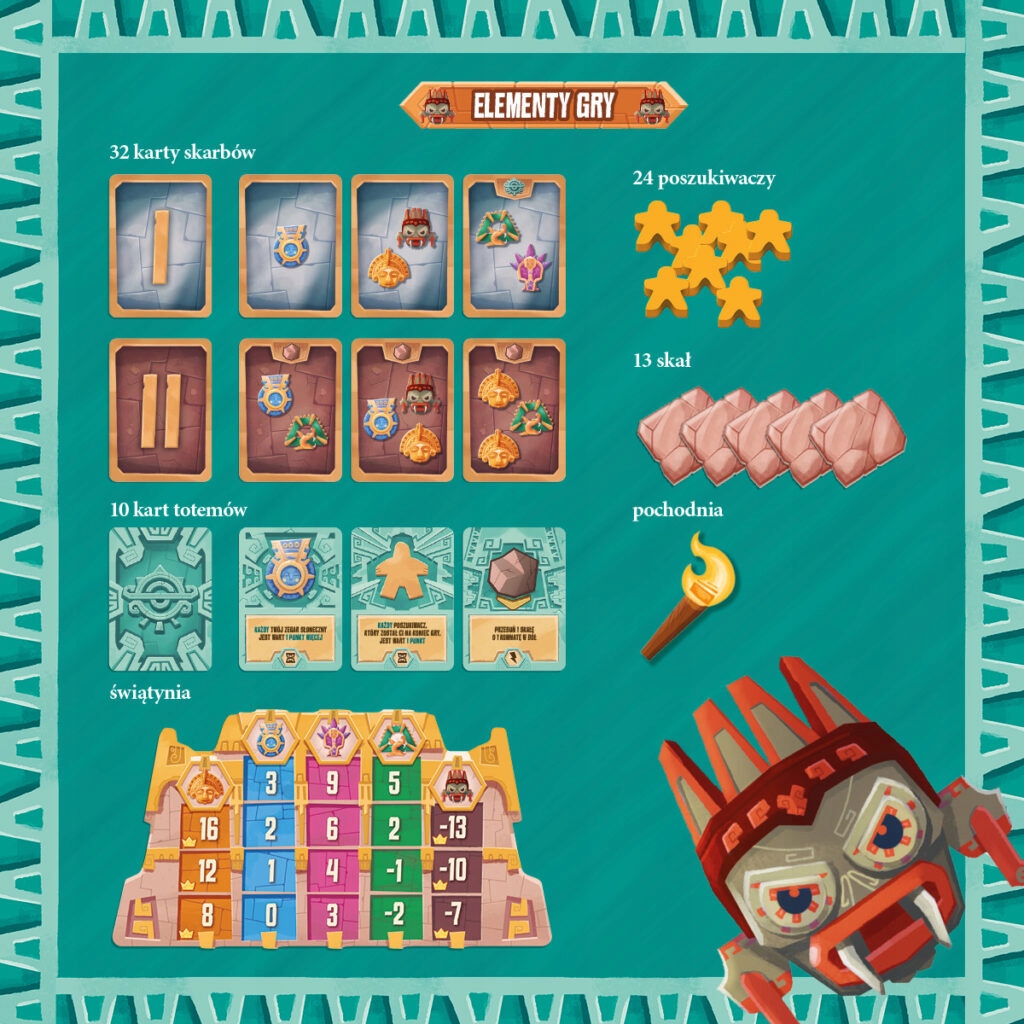 7 ZŁOTYCH MIAST PRZYGODOWA GRA PLANSZOWA 8+ Bohater brak