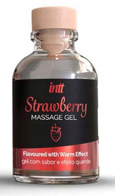 OLEJEK DO MASAŻU EROTYCZNEGO INTT STRAWBERRY 30 ML Marka inna marka
