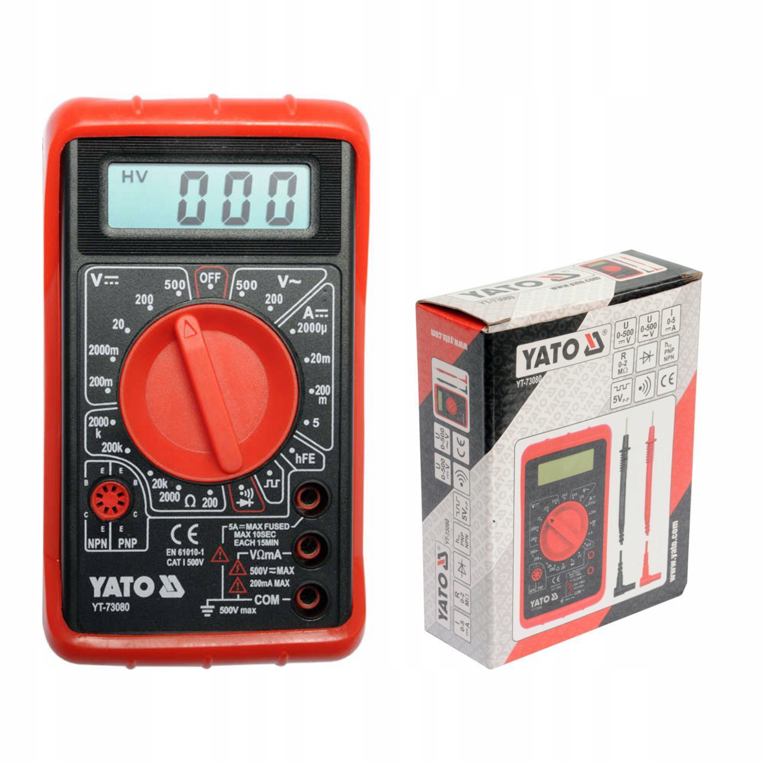 

Multimetr Miernik Uniwersalny YT-73080 Yato Buzer